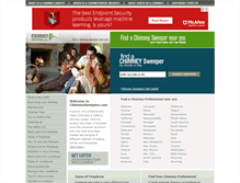Tablet Screenshot of chimneysweepers.com